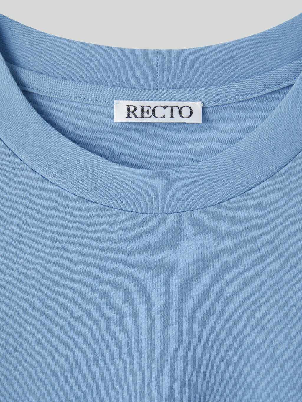 Recto - Long Length Slim Fit Top (Baby Blue) product image 4 | TRAB K-Fashion Australia