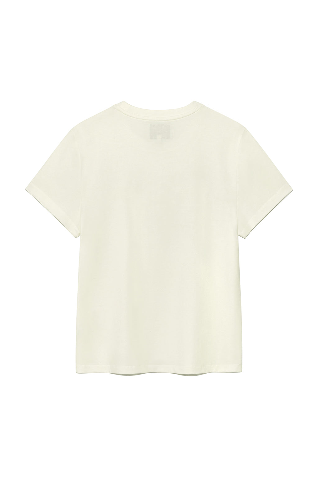 Matin Kim - Applique Logo Patch Top (Cream) product image 2 | TRAB K-Fashion Australia