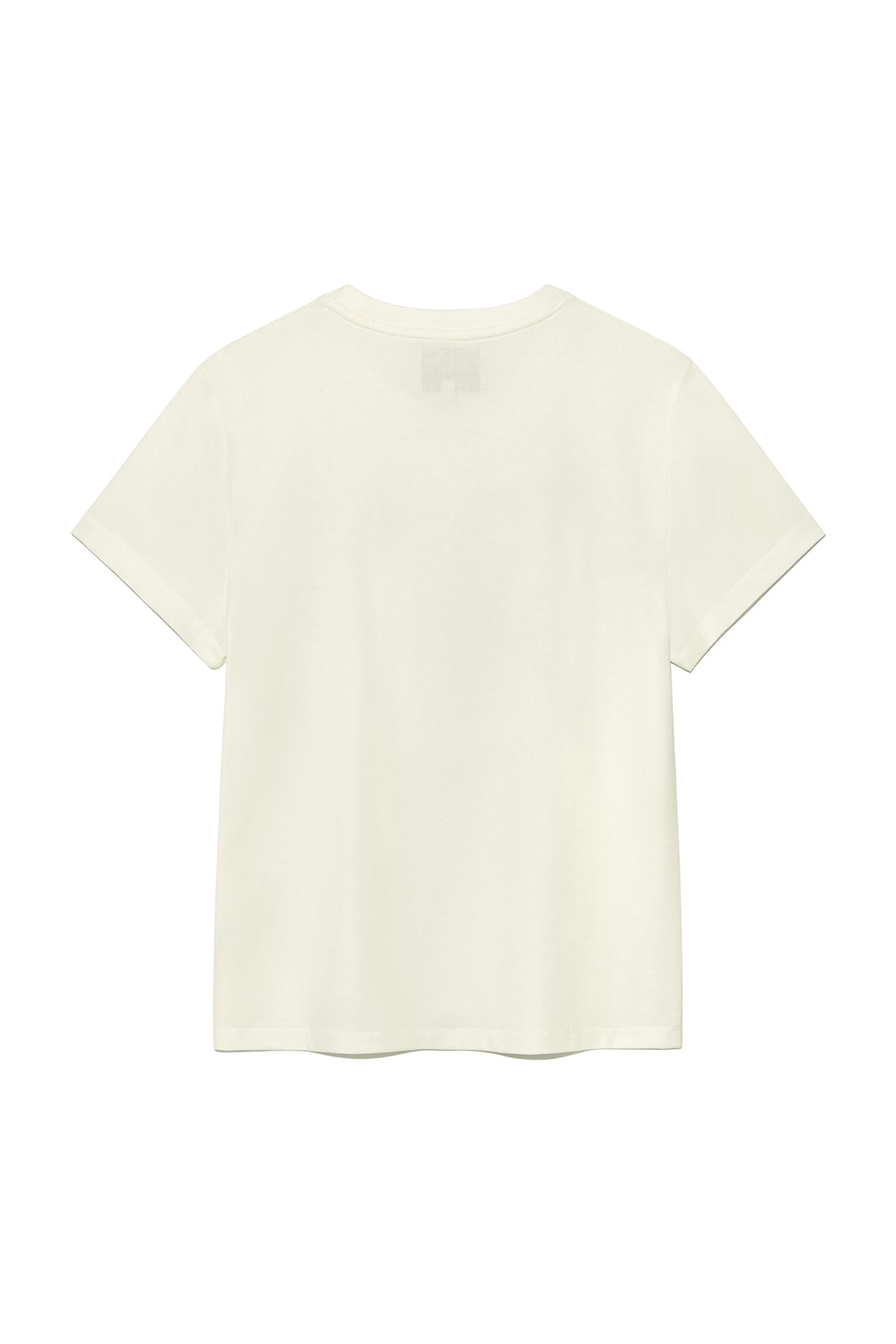 Matin Kim - Applique Logo Patch Top (Cream) product image 2 | TRAB K-Fashion Australia