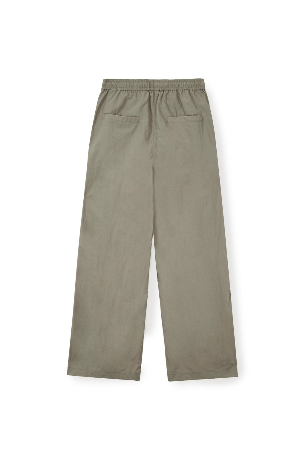 Matin Kim - Side Logo Wide Track Pants (Khaki) product image 3 | TRAB K-Fashion Australia