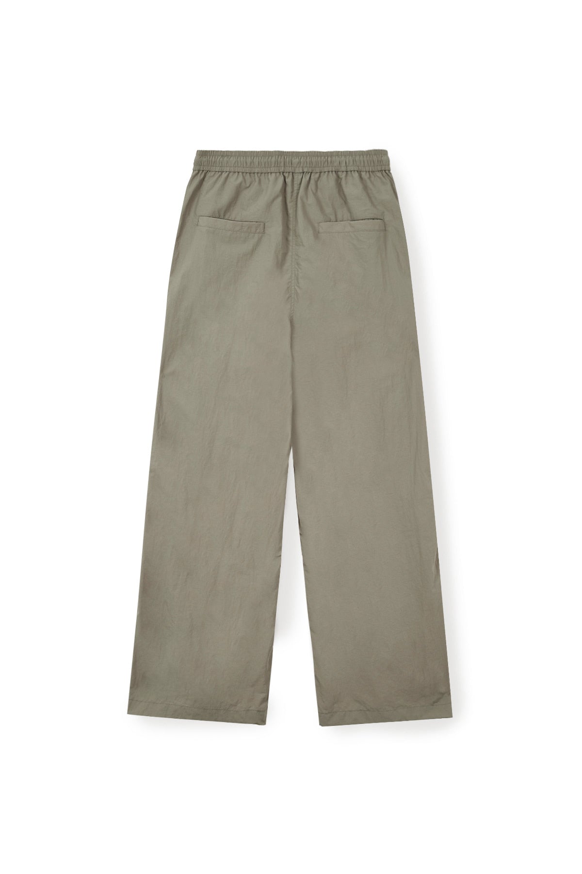 Matin Kim - Side Logo Wide Track Pants (Khaki) product image 3 | TRAB K-Fashion Australia