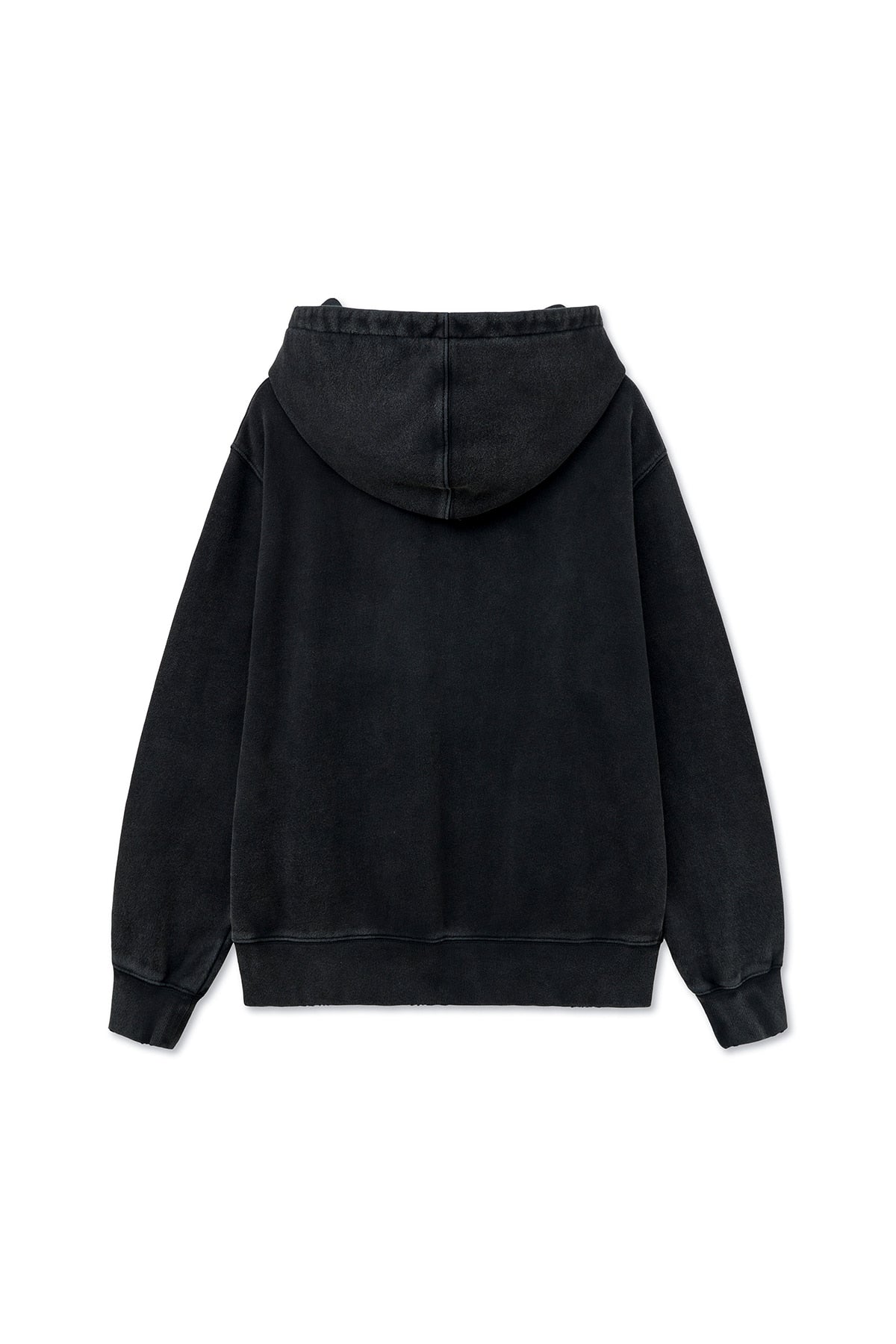Matin Kim - Vintage Color Dying Logo Hoody (Black) product image 2 | TRAB K-Fashion Australia