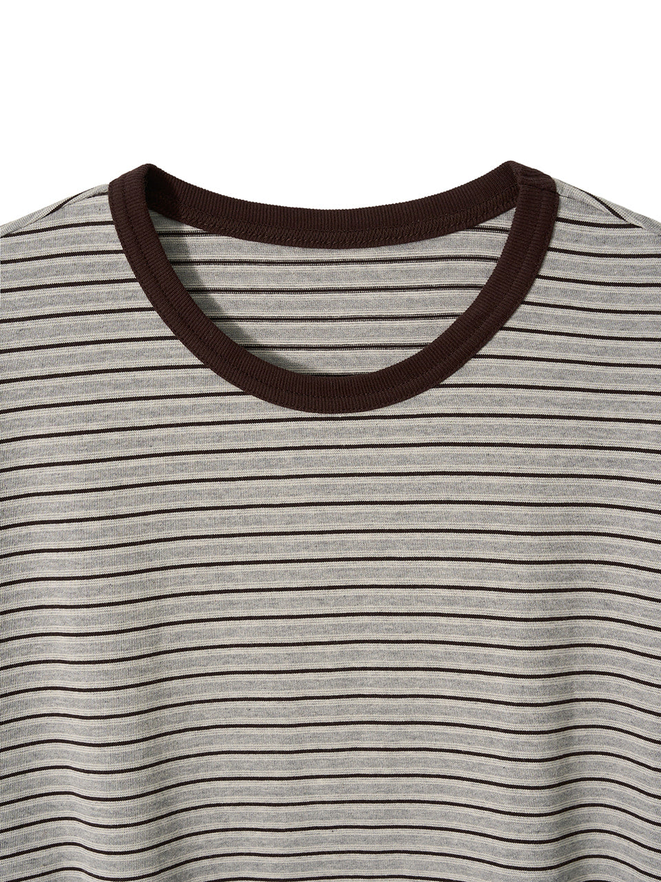 Kijun - Soft Border Tee (Melange Grey) product image 9 | TRAB K-Fashion Australia