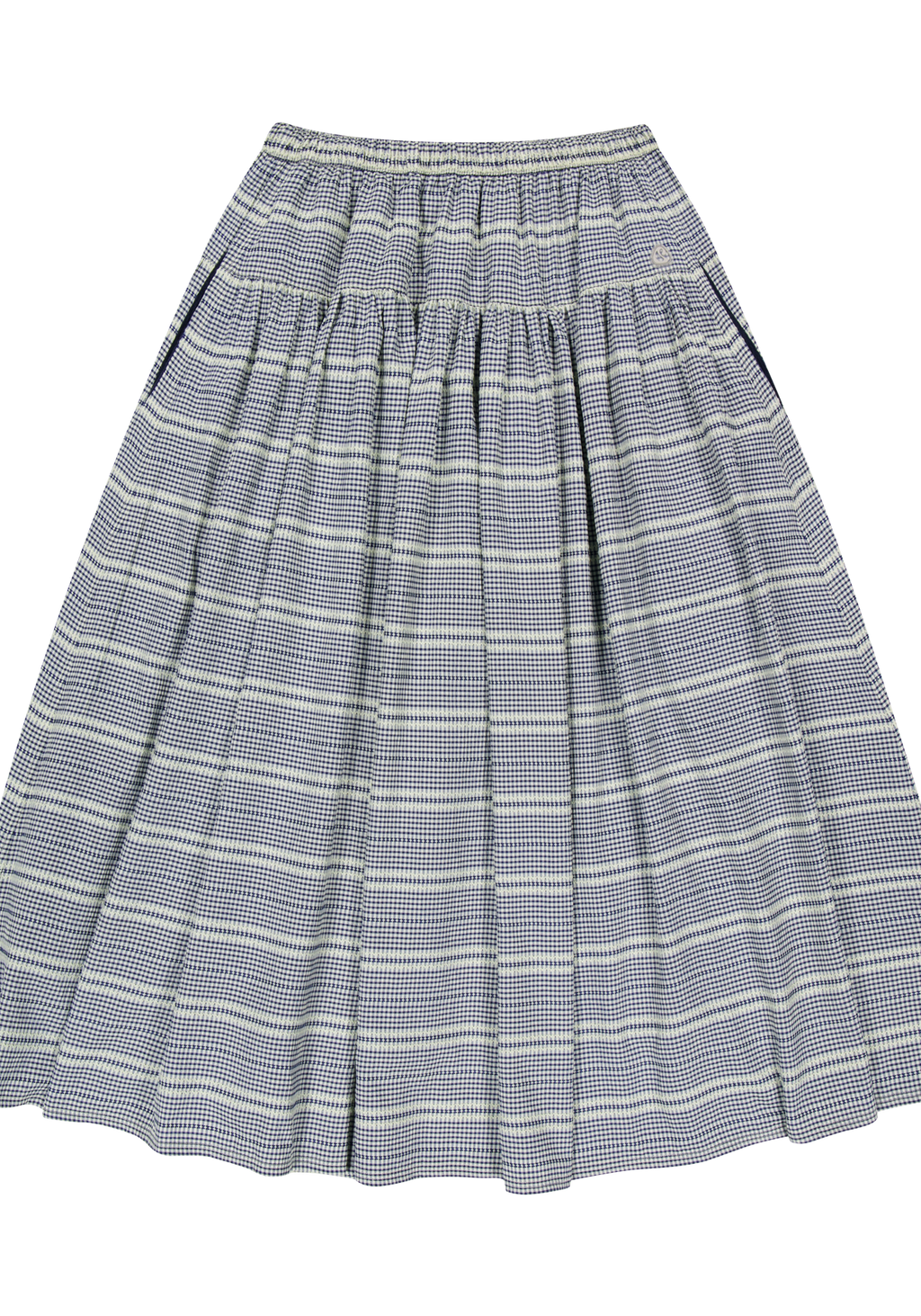Coyseio - Wide Shirring Skirt (Navy) product image 2 | TRAB K-Fashion Australia