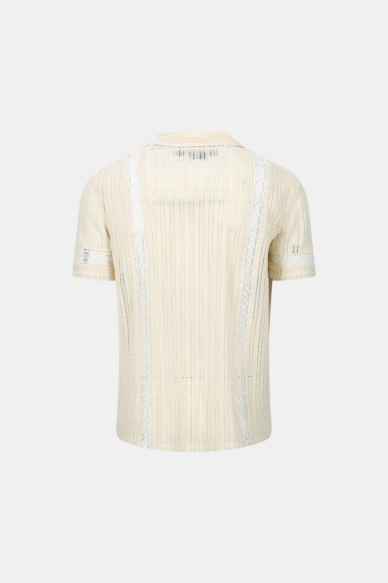 Andersson Bell - Jacquard Stripe Shirts (Ecru) product image 12 | TRAB K-Fashion Australia