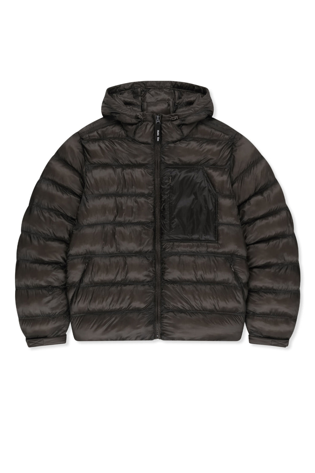 Matin Kim - Cloud Shell Hoody Padding Jumper (Charcoal) product image 1 | TRAB K-Fashion Australia