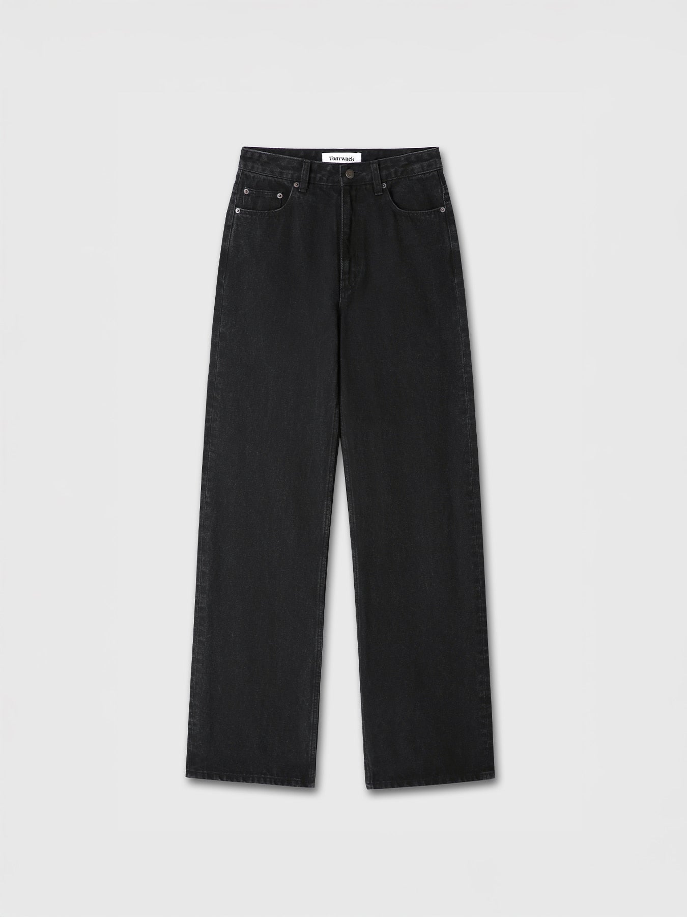 Tonywack - Zipped Wide Leg Denim (Black) product image 8 | TRAB K-Fashion Australia