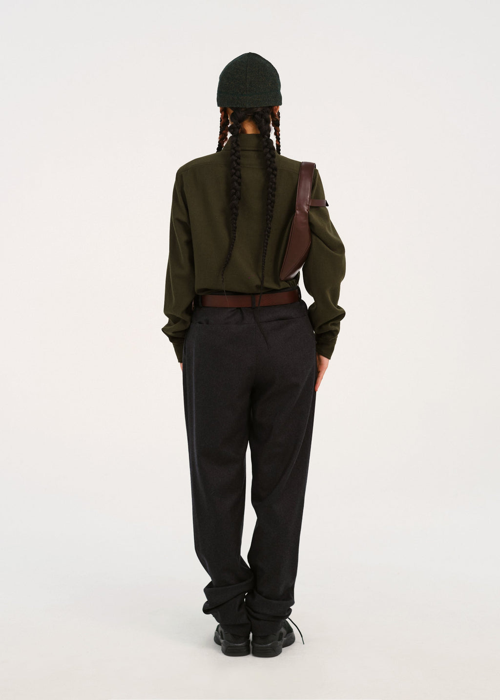 Hyein Seo - Wool Pocket Shirts (Khaki) product image 6 | TRAB K-Fashion Australia