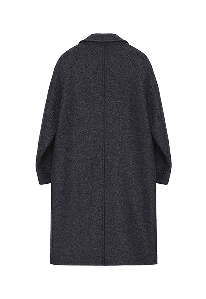 Tonywack - Brushed Wool Mac Over Coat (Twill Grey) product image 10 | TRAB K-Fashion Australia