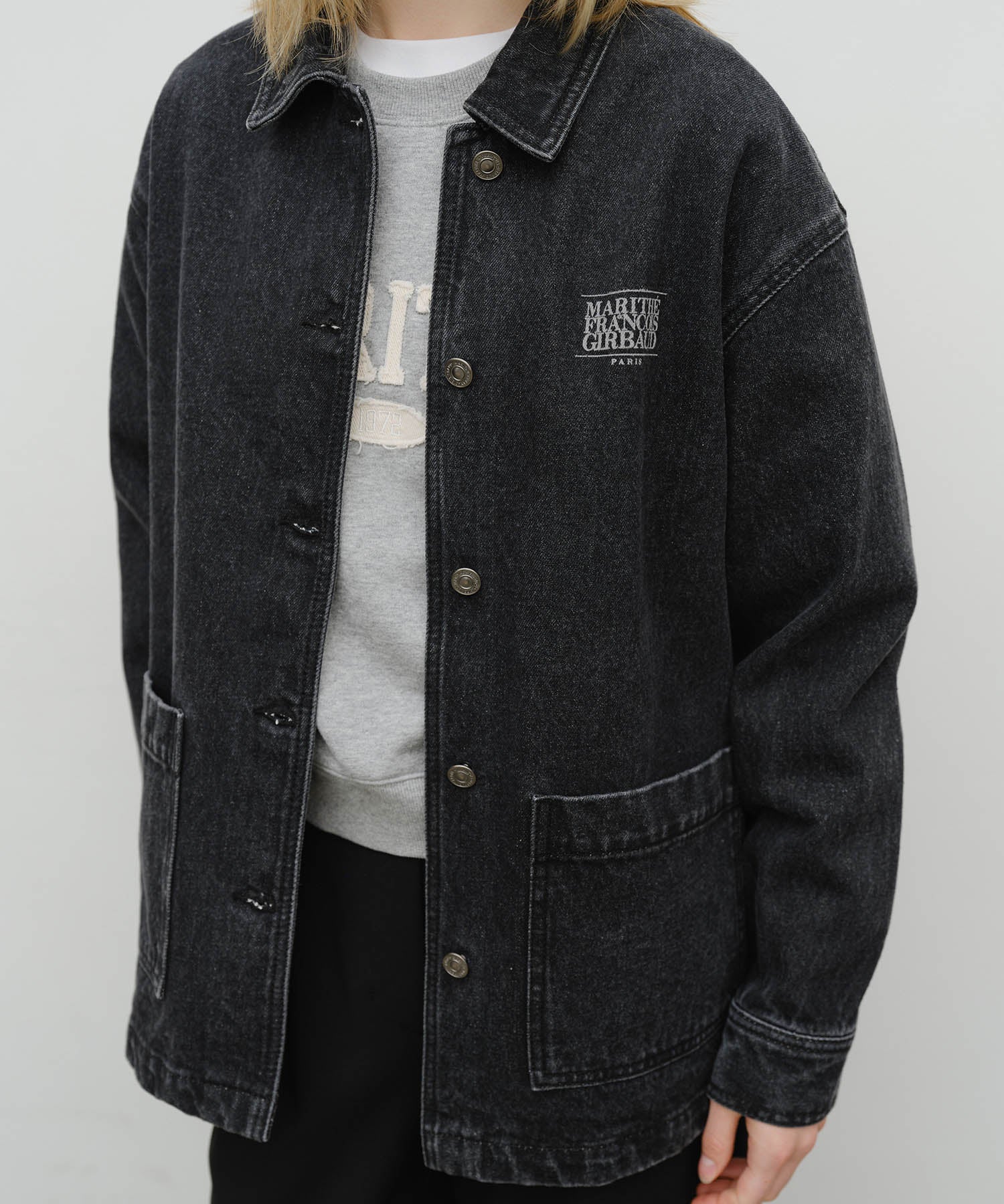 Marithe & Francois Girbaud - French Denim Work Jacket (Black) product image 4 | TRAB K-Fashion Australia