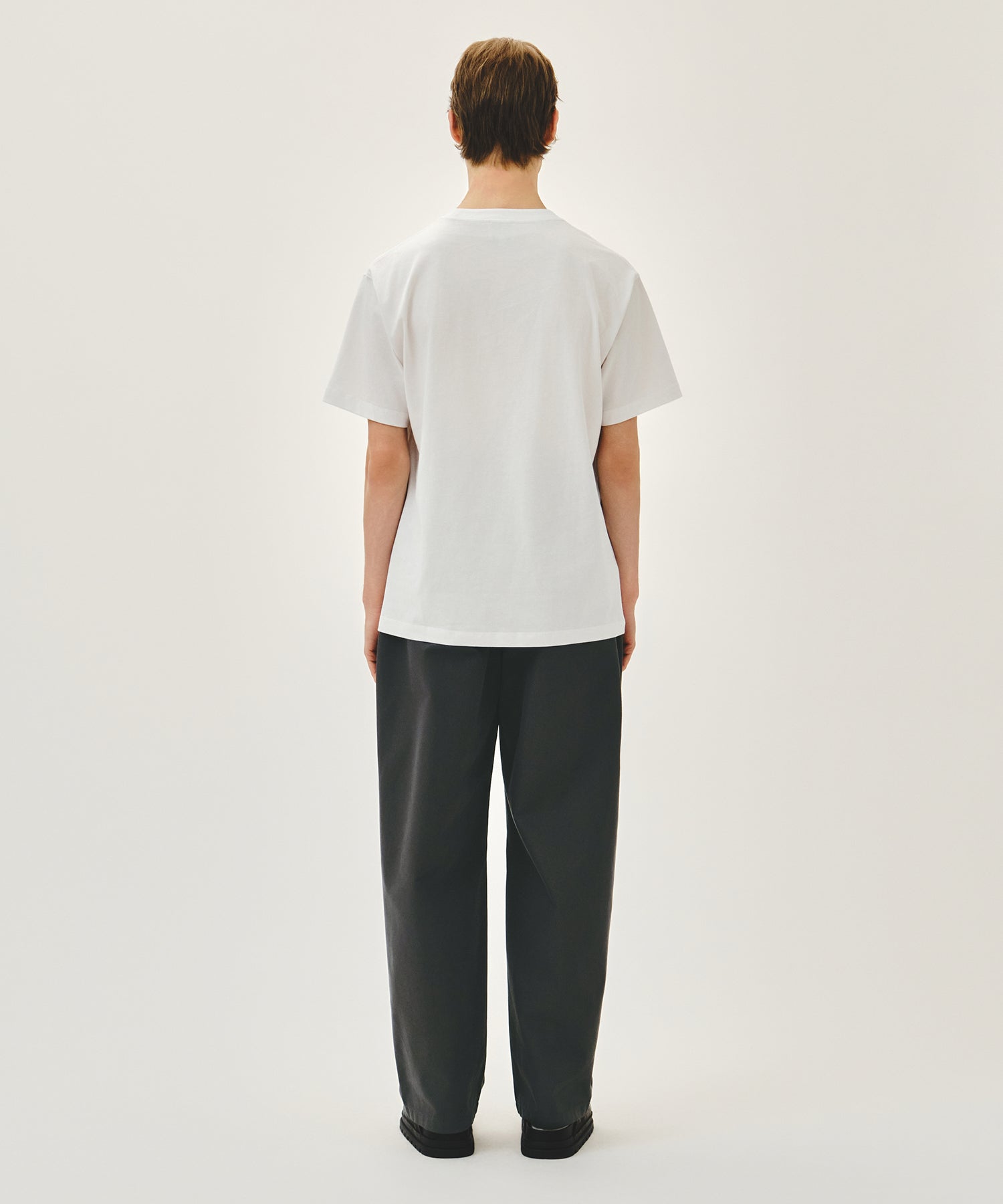 Marithe & Francois Girbaud - Curved Chino Pants (Charcoal) product image 4 | TRAB K-Fashion Australia