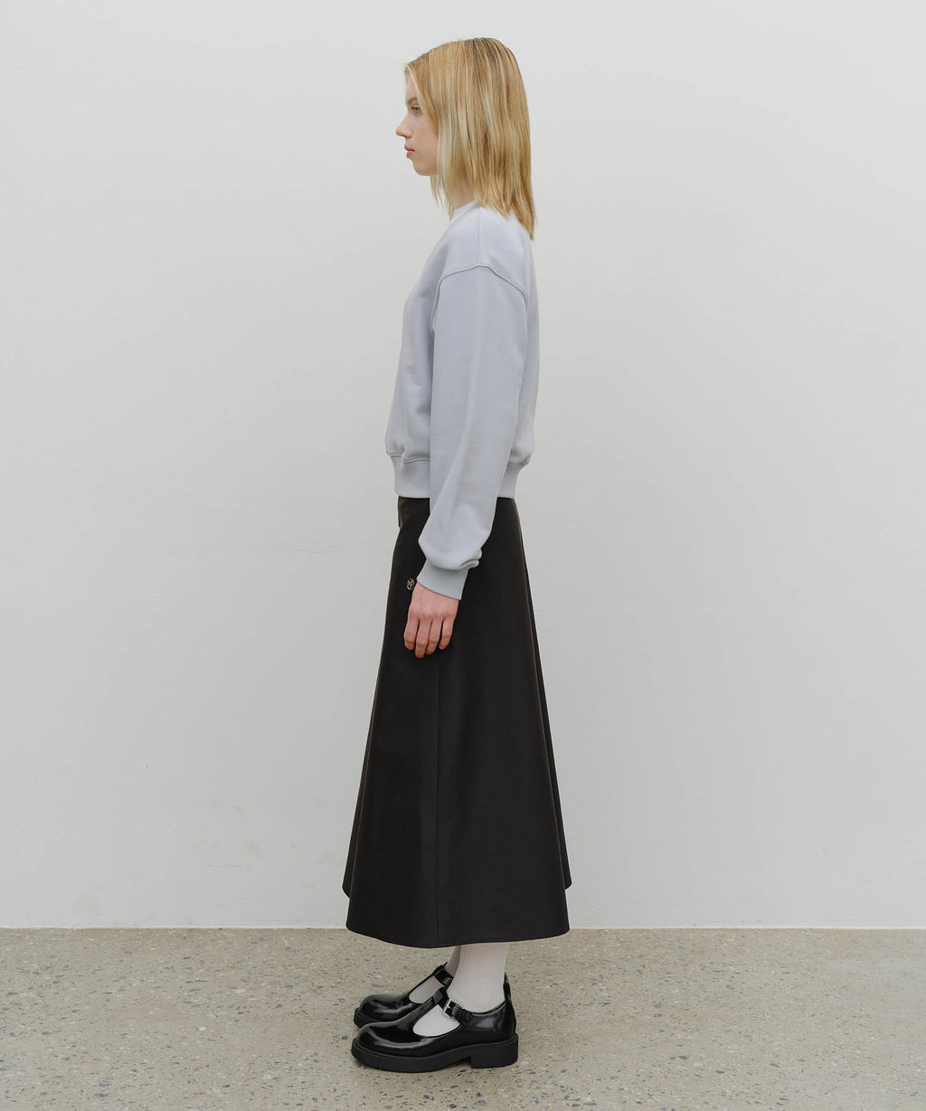Marithe & Francois Girbaud - Semi Flare Skirt (Black) product image 4 | TRAB K-Fashion Australia
