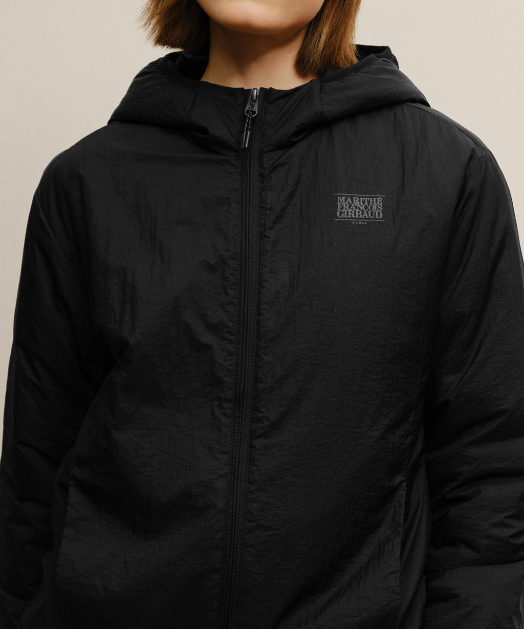 Marithe & Francois Girbaud - Marithe Sport Hooded Padded Jacket (Black) product image 4 | TRAB K-Fashion Australia