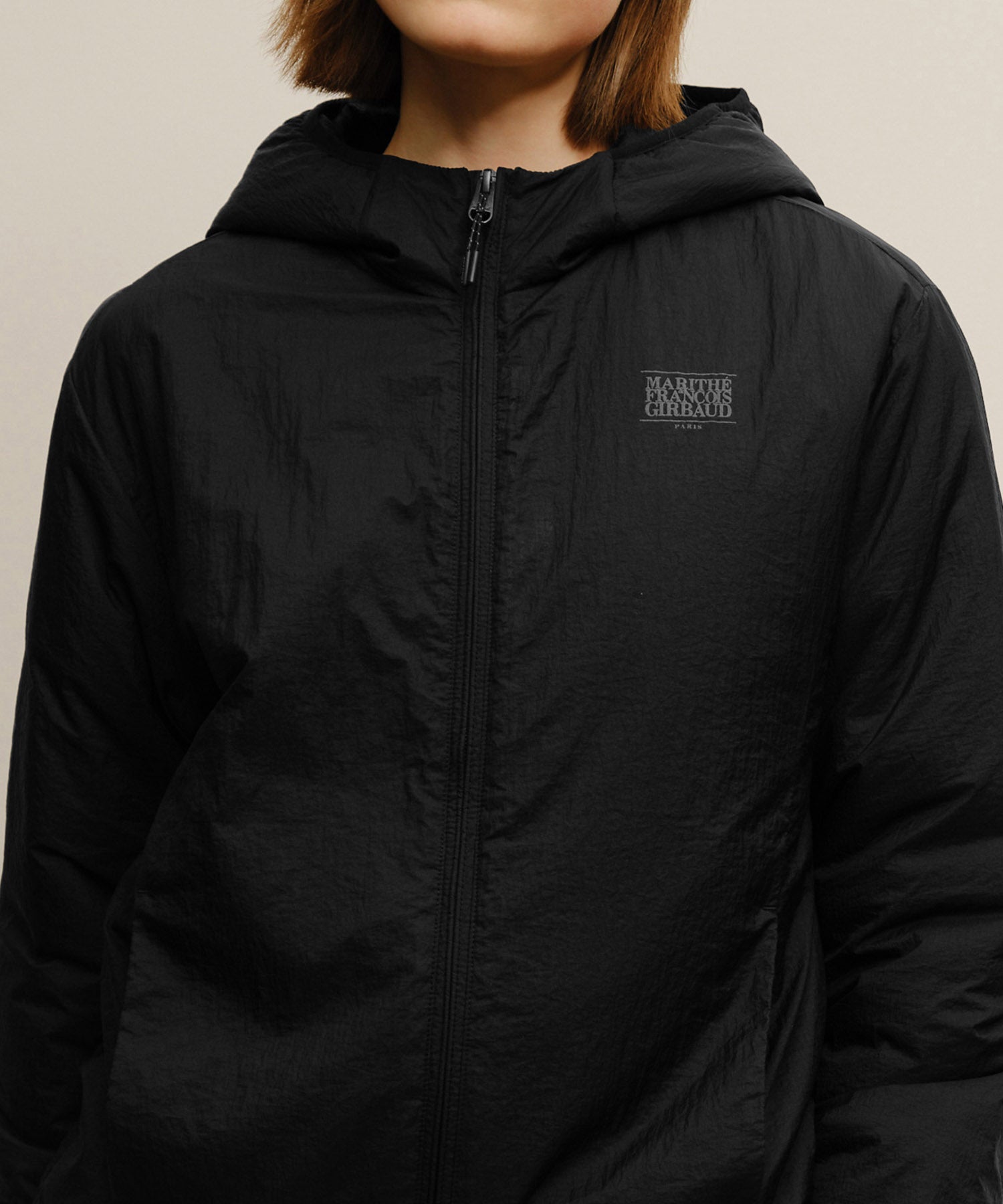 Marithe & Francois Girbaud - Marithe Sport Hooded Padded Jacket (Black) product image 4 | TRAB K-Fashion Australia