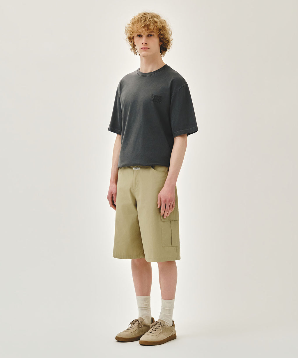 Marithe & Francois Girbaud - Cargo Half Pants (Beige) product image 4 | TRAB K-Fashion Australia
