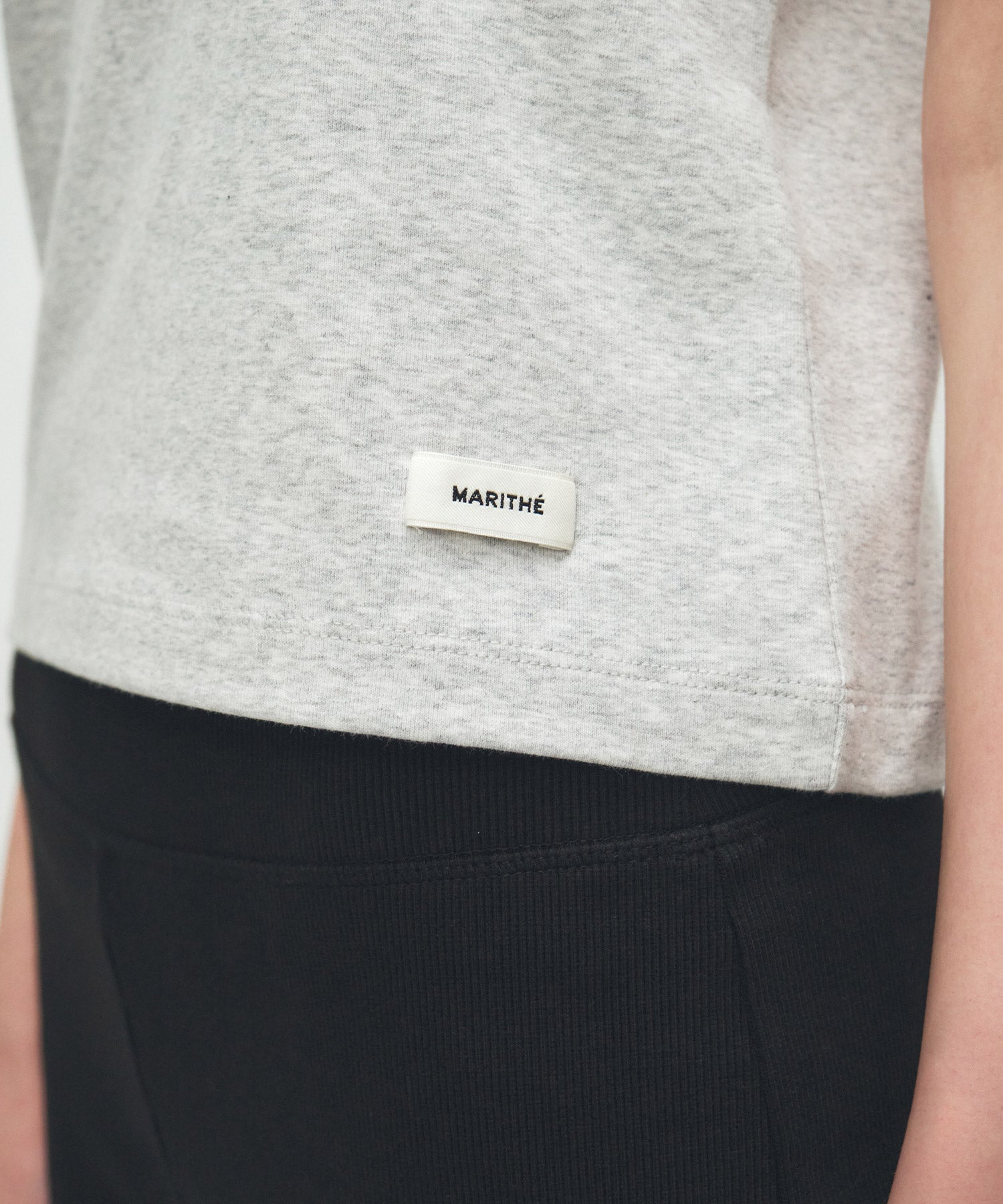 Marithe & Francois Girbaud - Basic Tee (Light Heather Gray) product image 4 | TRAB K-Fashion Australia