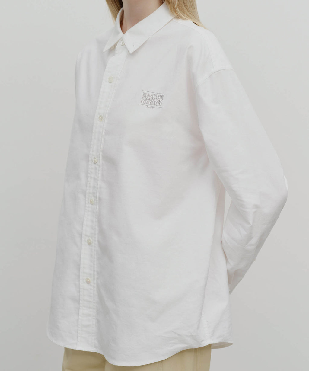 Marithe & Francois Girbaud - Oversized Oxford Shirt (White) product image 4 | TRAB K-Fashion Australia