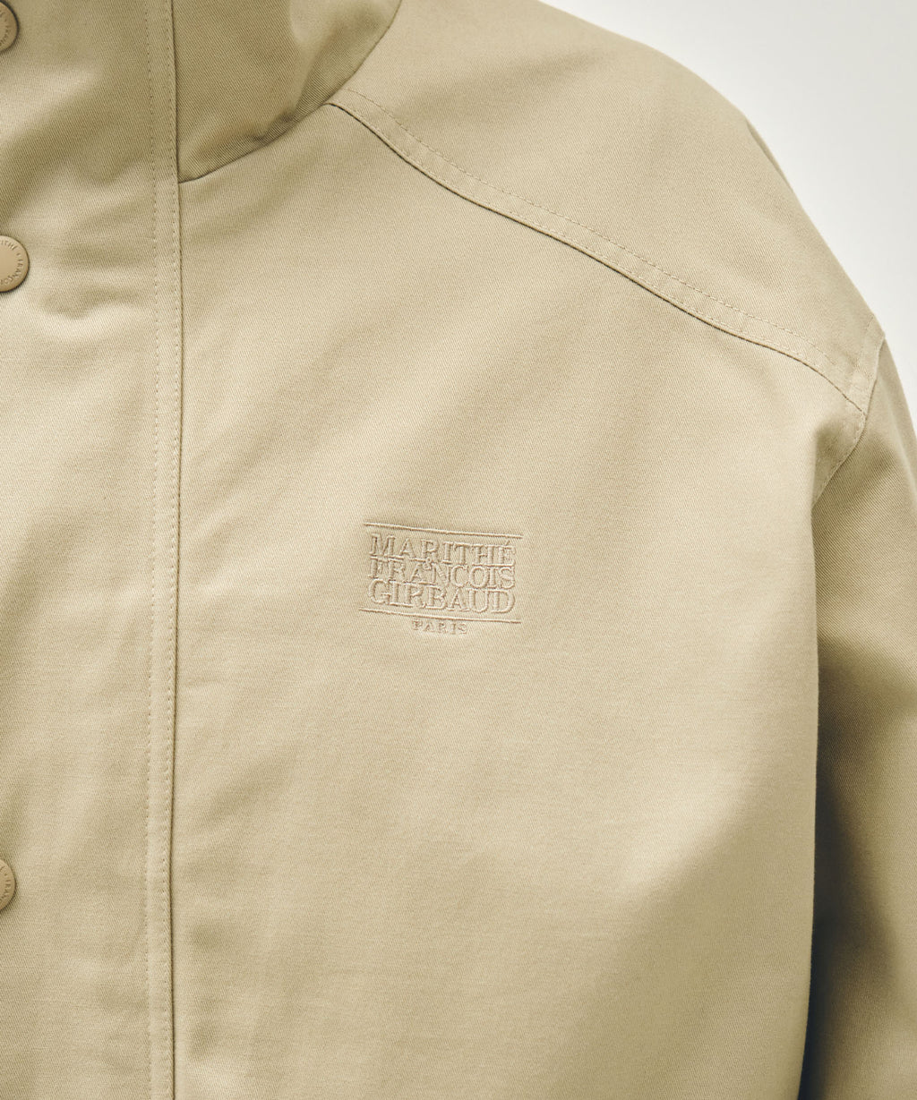Marithe & Francois Girbaud - Basic Harrington Jacket (Beige) product image 7 | TRAB K-Fashion Australia