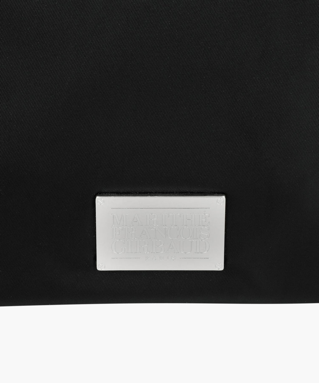 Marithe & Francois Girbaud - Classic Logo Nylon Box Bag (Black) product image 4 | TRAB K-Fashion Australia