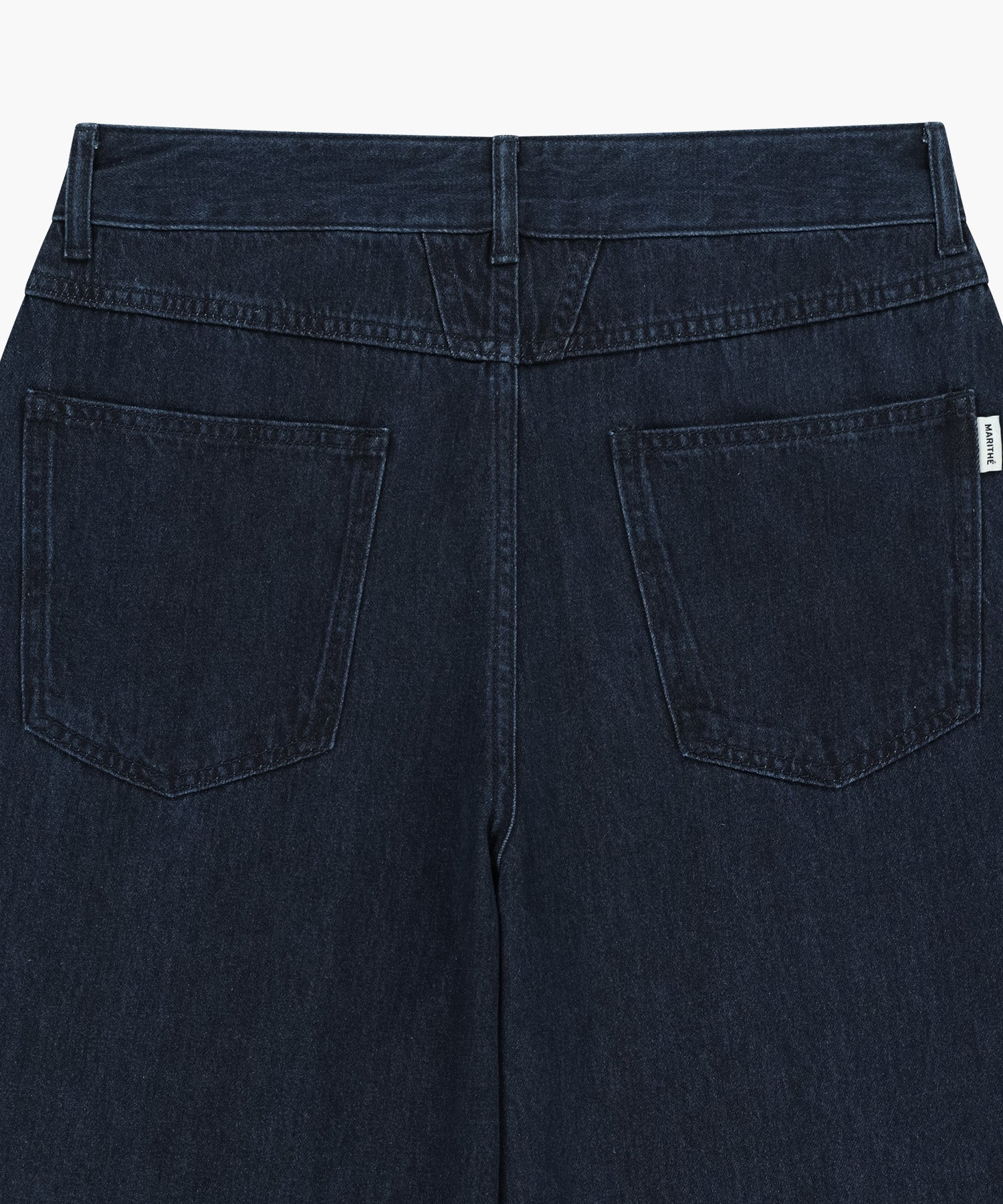 Marithe & Francois Girbaud - Wide Fit Tuck Denim Pants (Indigo) product image 4 | TRAB K-Fashion Australia