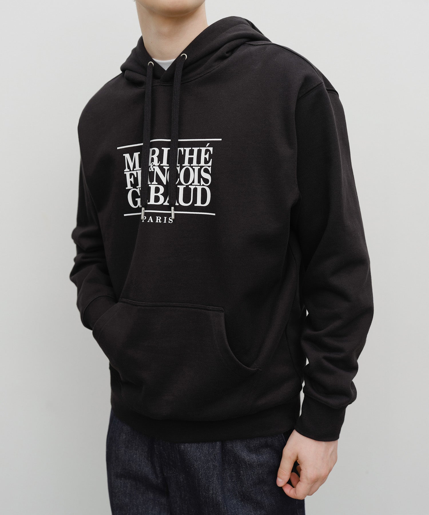 Marithe & Francois Girbaud - Classic Logo Hoodie (Black) product image 4 | TRAB K-Fashion Australia