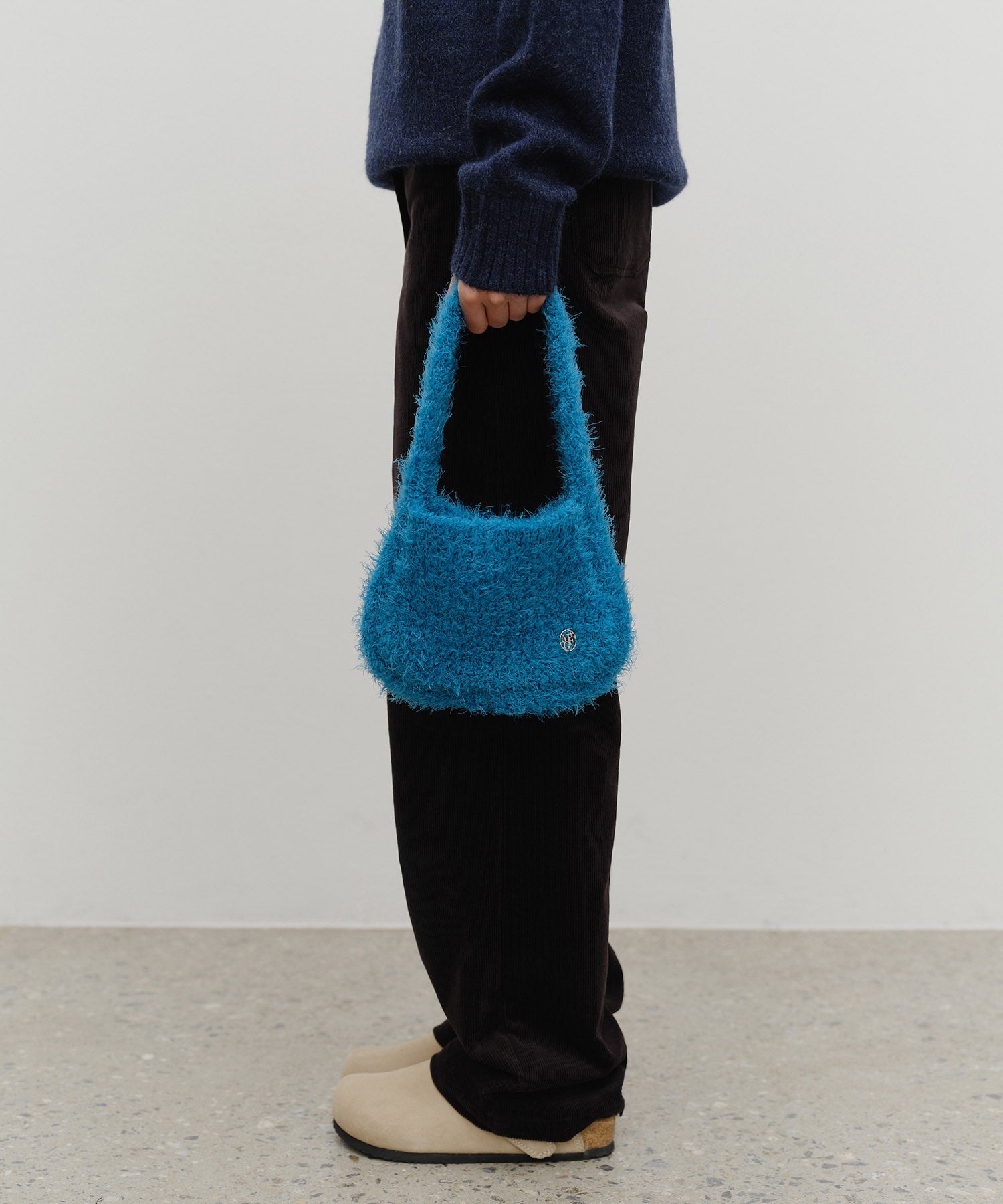 Marithe & Francois Girbaud - Circle Logo Mini Knit Bag (Teal) product image 4 | TRAB K-Fashion Australia