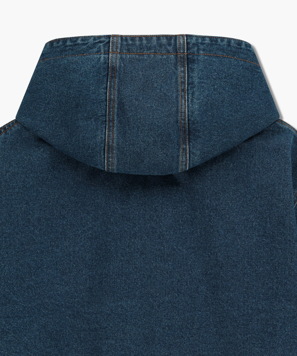 Marithe & Francois Girbaud - Denim Hoodie Jacket (Blue) product image 4 | TRAB K-Fashion Australia