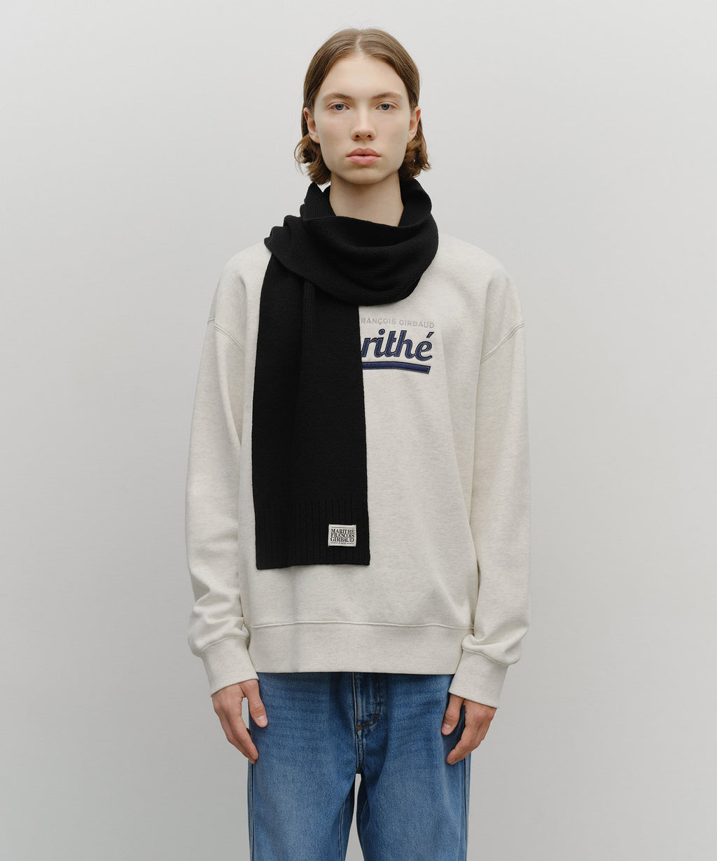 Marithe & Francois Girbaud - Classic Logo Muffler (Black) product image 4 | TRAB K-Fashion Australia