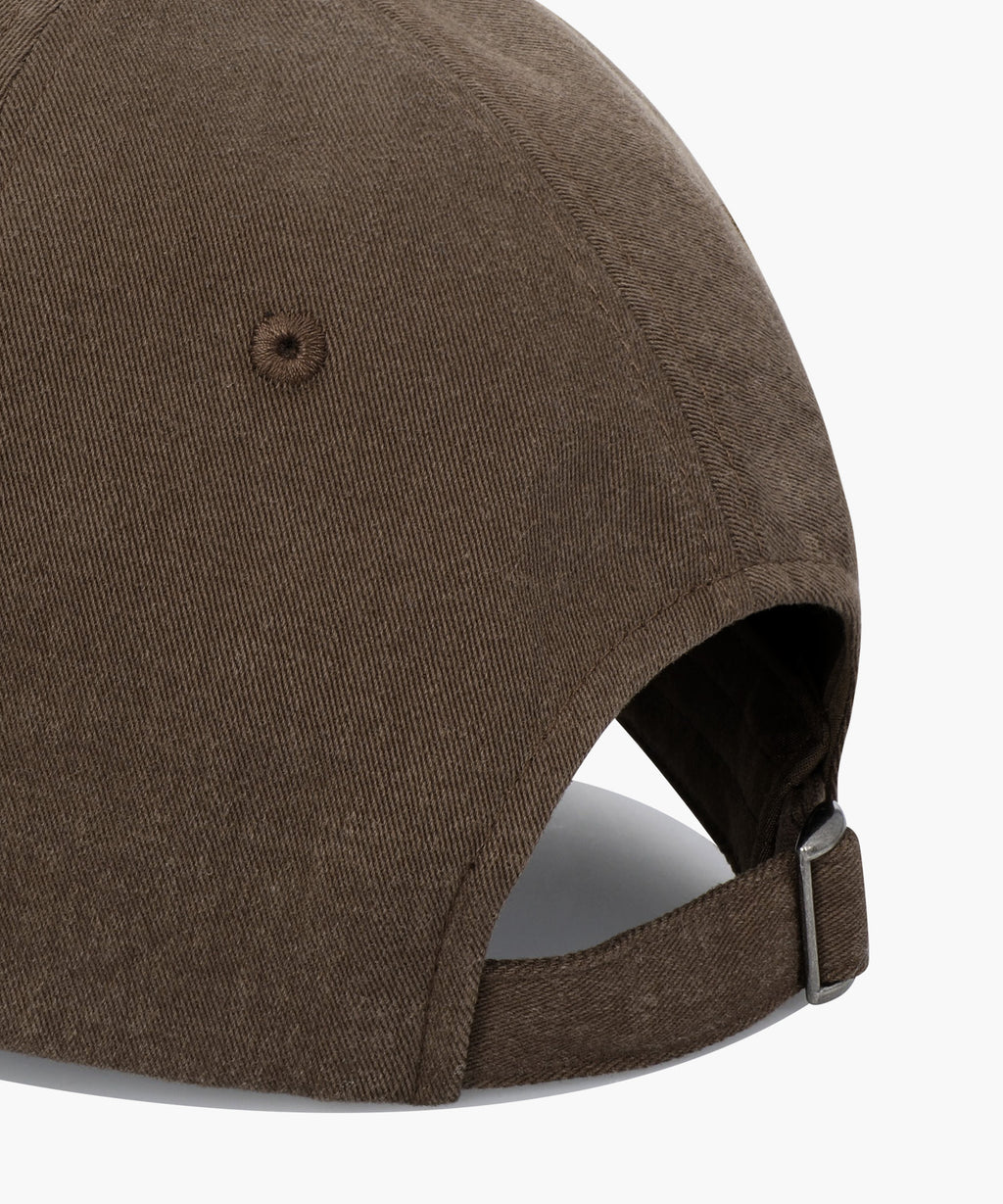 Marithe & Francois Girbaud - Regular Logo Brushed Cotton Covered Cap (Brown) product image 4 | TRAB K-Fashion Australia