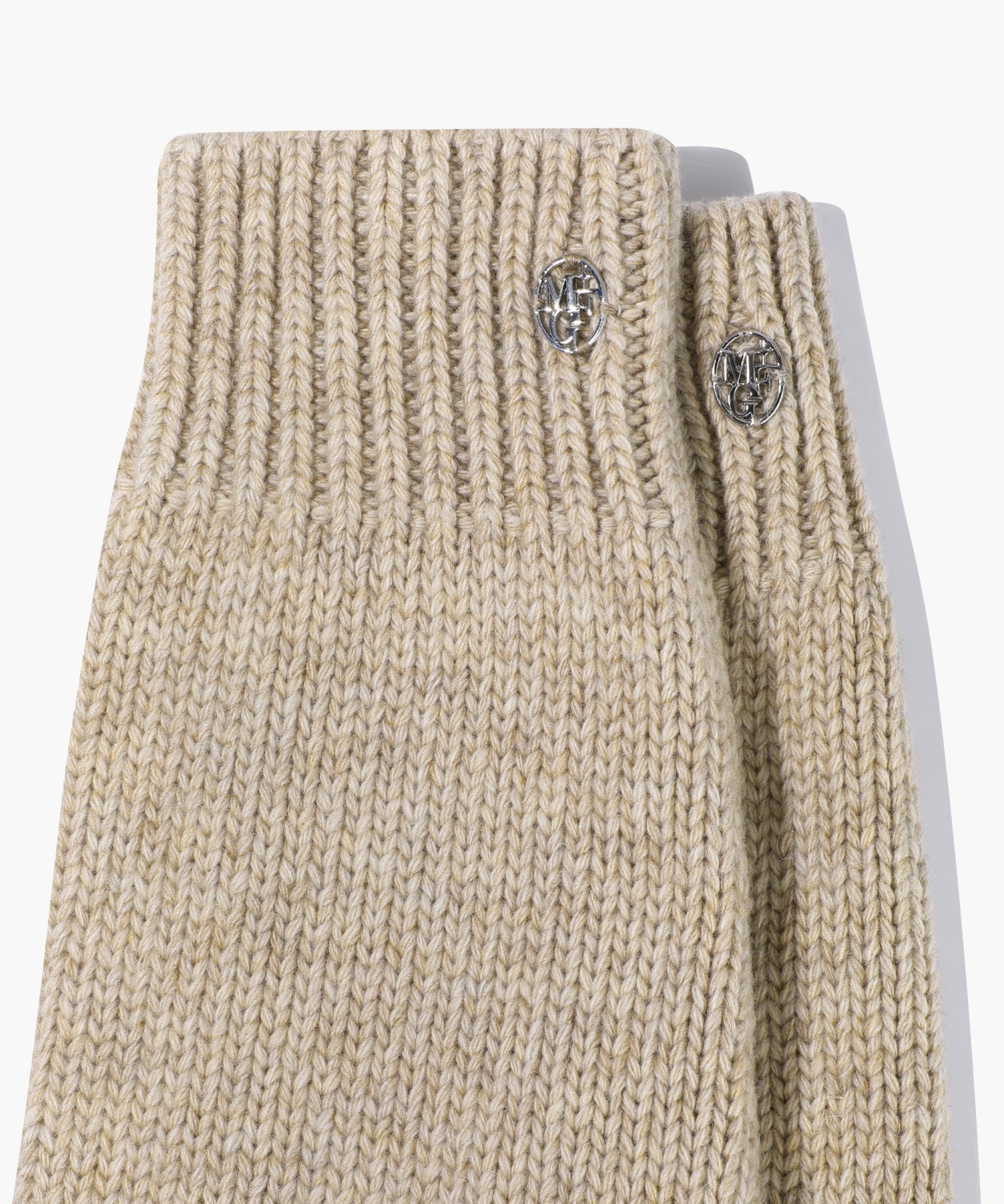 Marithe & Francois Girbaud - Knit Leg Warmer (Beige) product image 4 | TRAB K-Fashion Australia