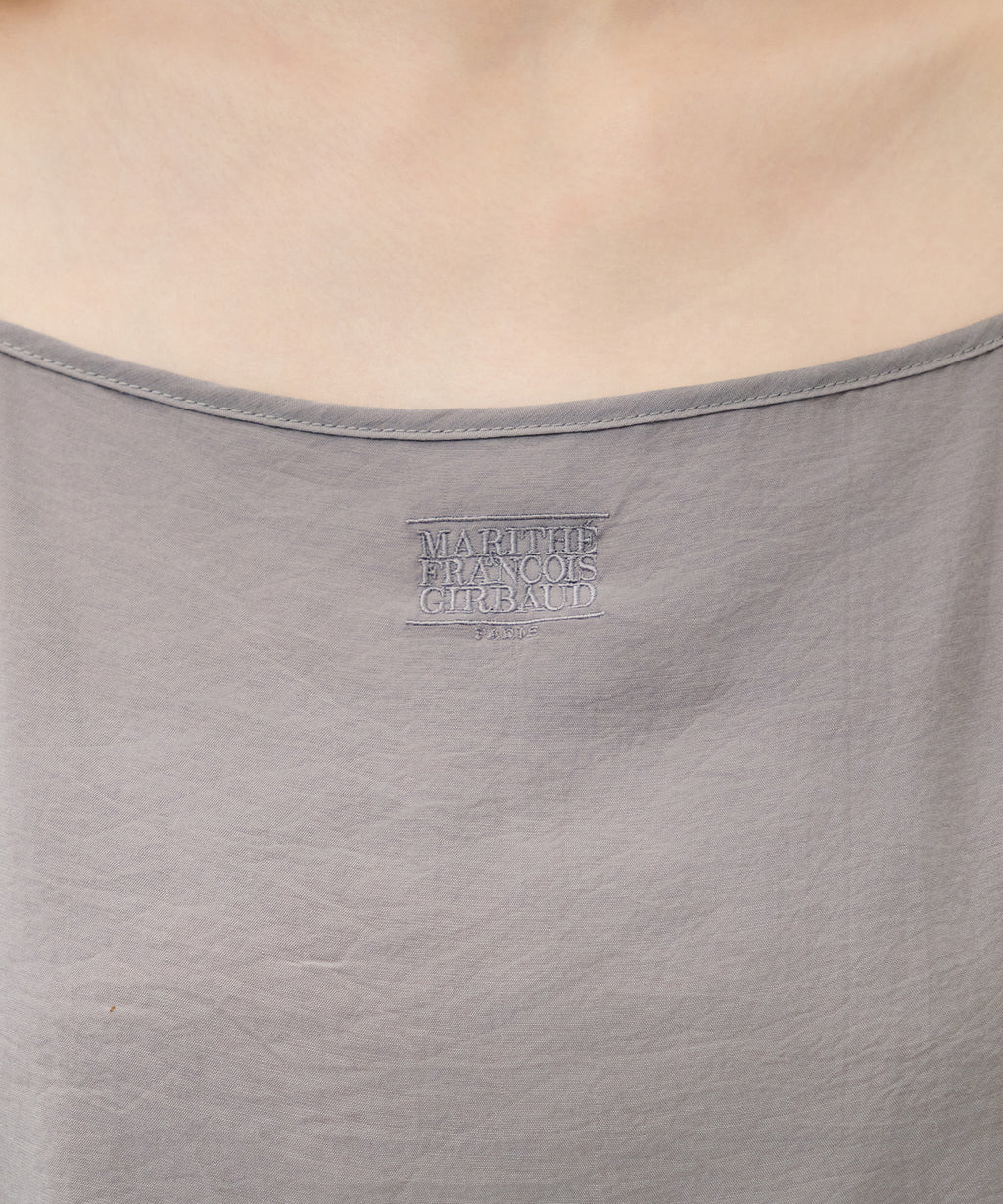 Marithe & Francois Girbaud - Shirring Sleeveless Dress (Gray) product image 4 | TRAB K-Fashion Australia