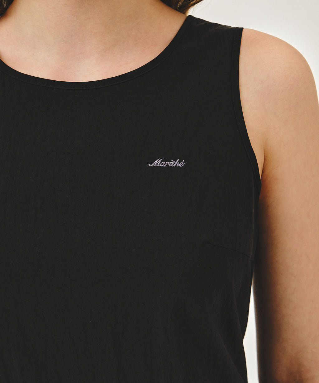 Marithe & Francois Girbaud - Soft Sleeveless Long Dress (Black) product image 4 | TRAB K-Fashion Australia