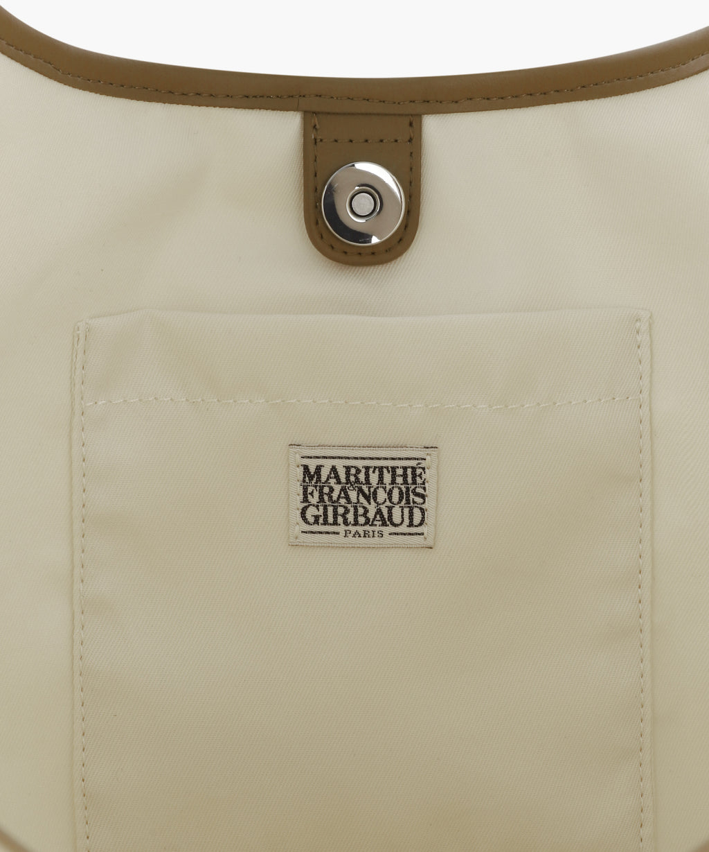 Marithe & Francois Girbaud - Classic Logo One Shoulder Bucket Bag (Natural) product image 5 | TRAB K-Fashion Australia
