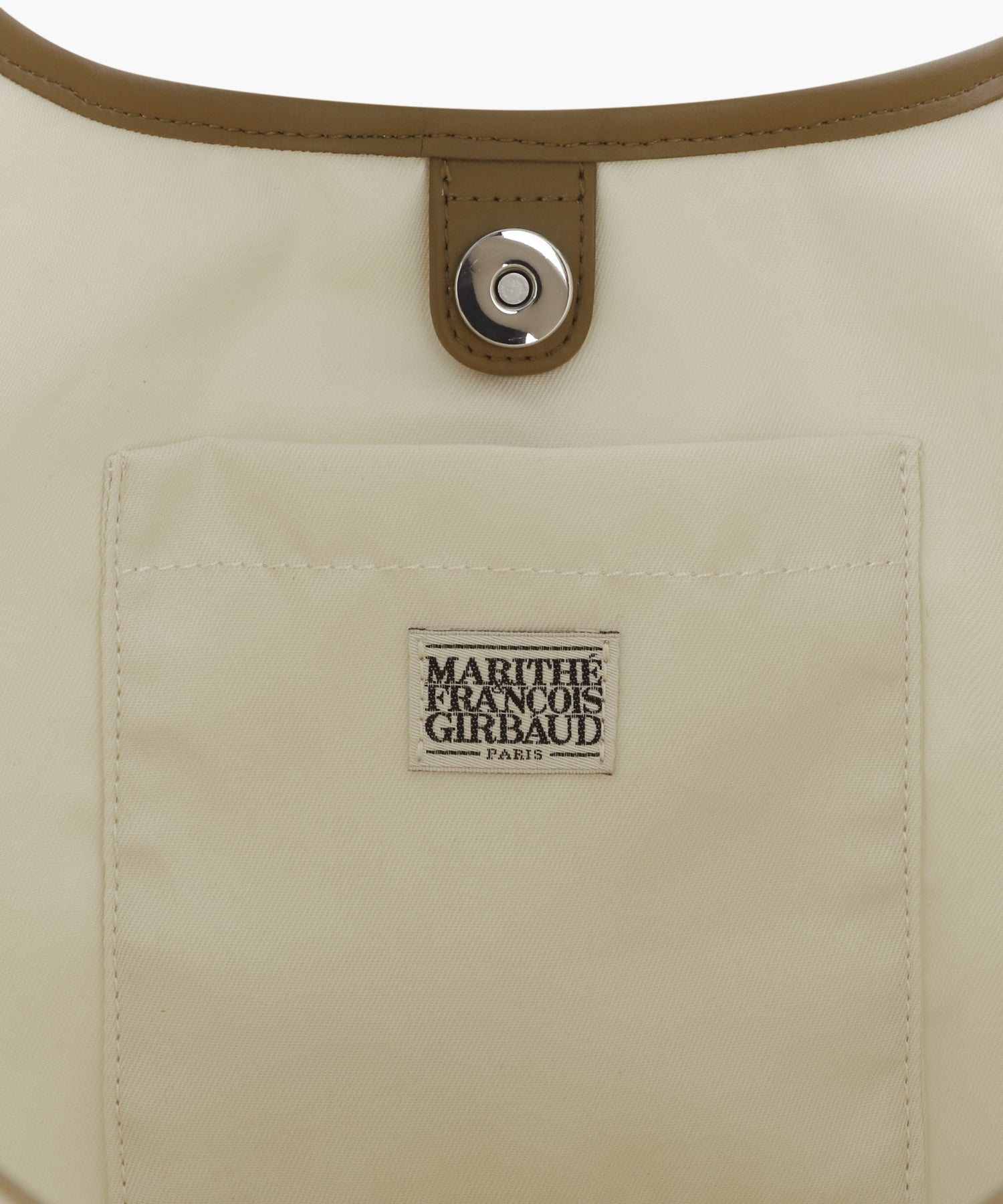 Marithe & Francois Girbaud - Classic Logo One Shoulder Bucket Bag (Natural) product image 5 | TRAB K-Fashion Australia