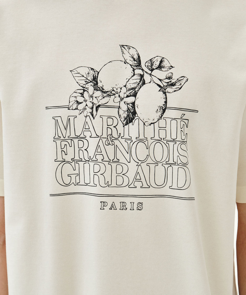 Marithe & Francois Girbaud - Aerocool Lemon Classic Logo Tee (Ivory) product image 4 | TRAB K-Fashion Australia
