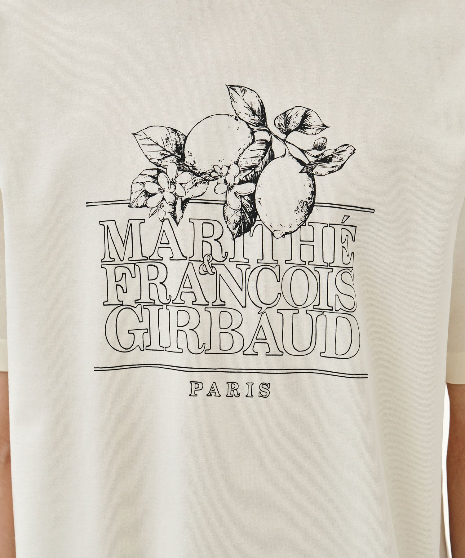 Marithe & Francois Girbaud - Aerocool Lemon Classic Logo Tee (Ivory) product image 4 | TRAB K-Fashion Australia