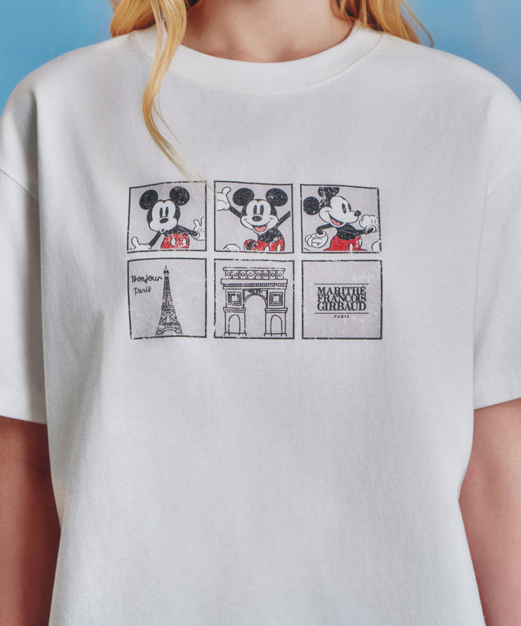 Marithe & Francois Girbaud - Mickey_filmstrip Tee (White) product image 4 | TRAB K-Fashion Australia