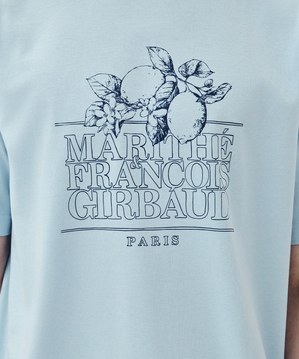 Marithe & Francois Girbaud - Aerocool Lemon Classic Logo Tee (Ice Blue) product image 4 | TRAB K-Fashion Australia