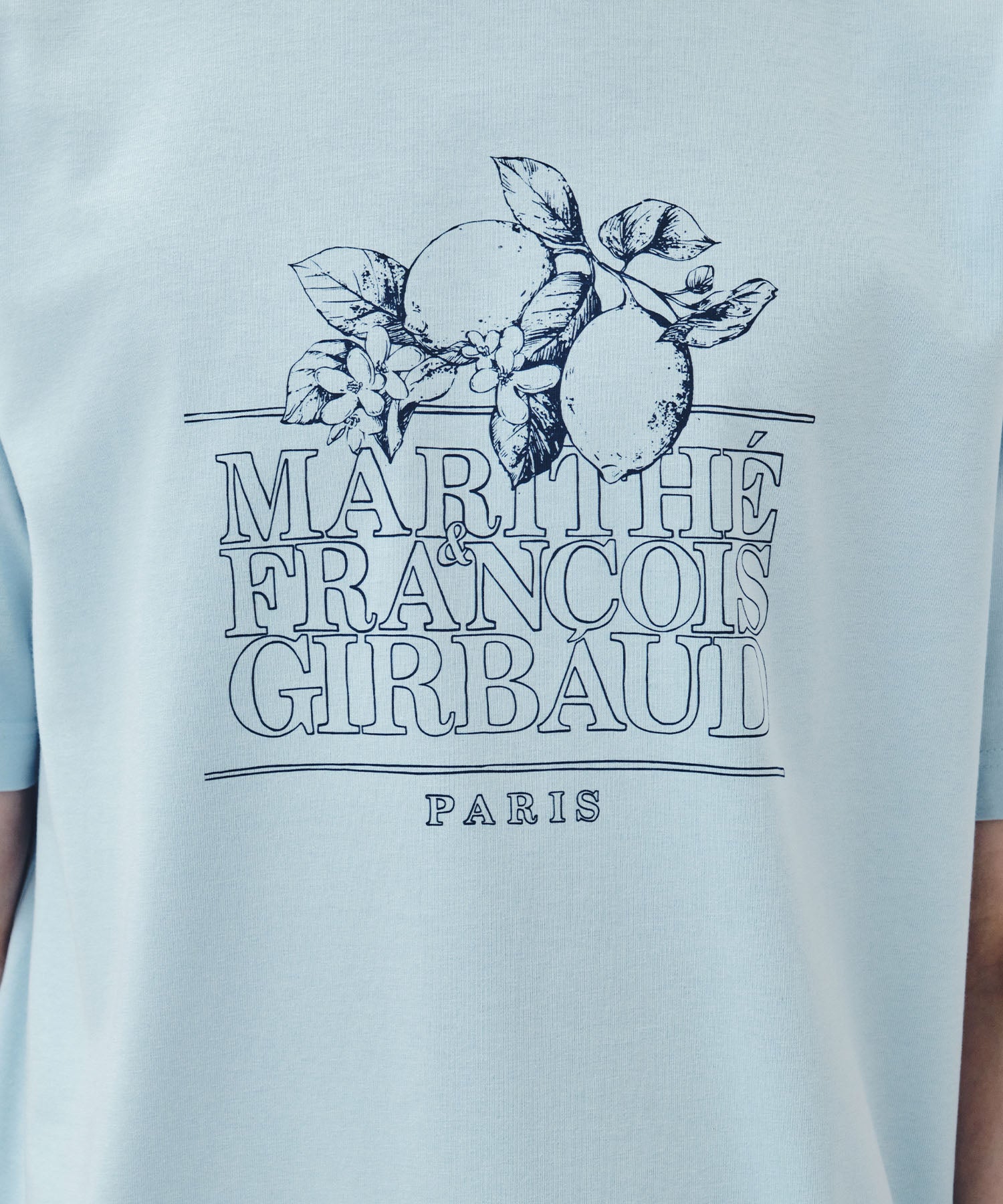 Marithe & Francois Girbaud - Aerocool Lemon Classic Logo Tee (Ice Blue) product image 4 | TRAB K-Fashion Australia