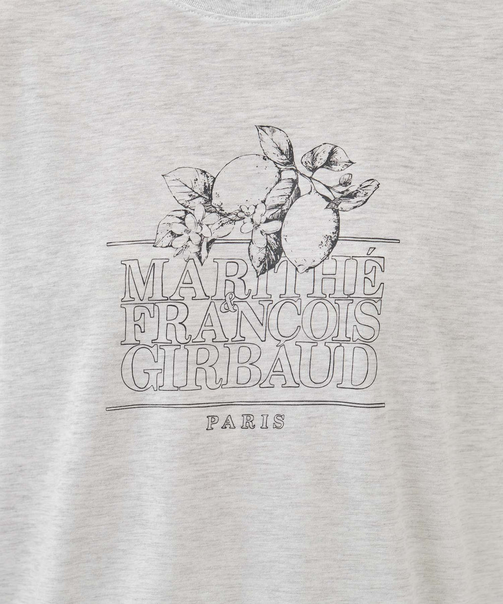 Marithe & Francois Girbaud - Aerocool Lemon Classic Logo Tee (Light Heather Gray) product image 4 | TRAB K-Fashion Australia