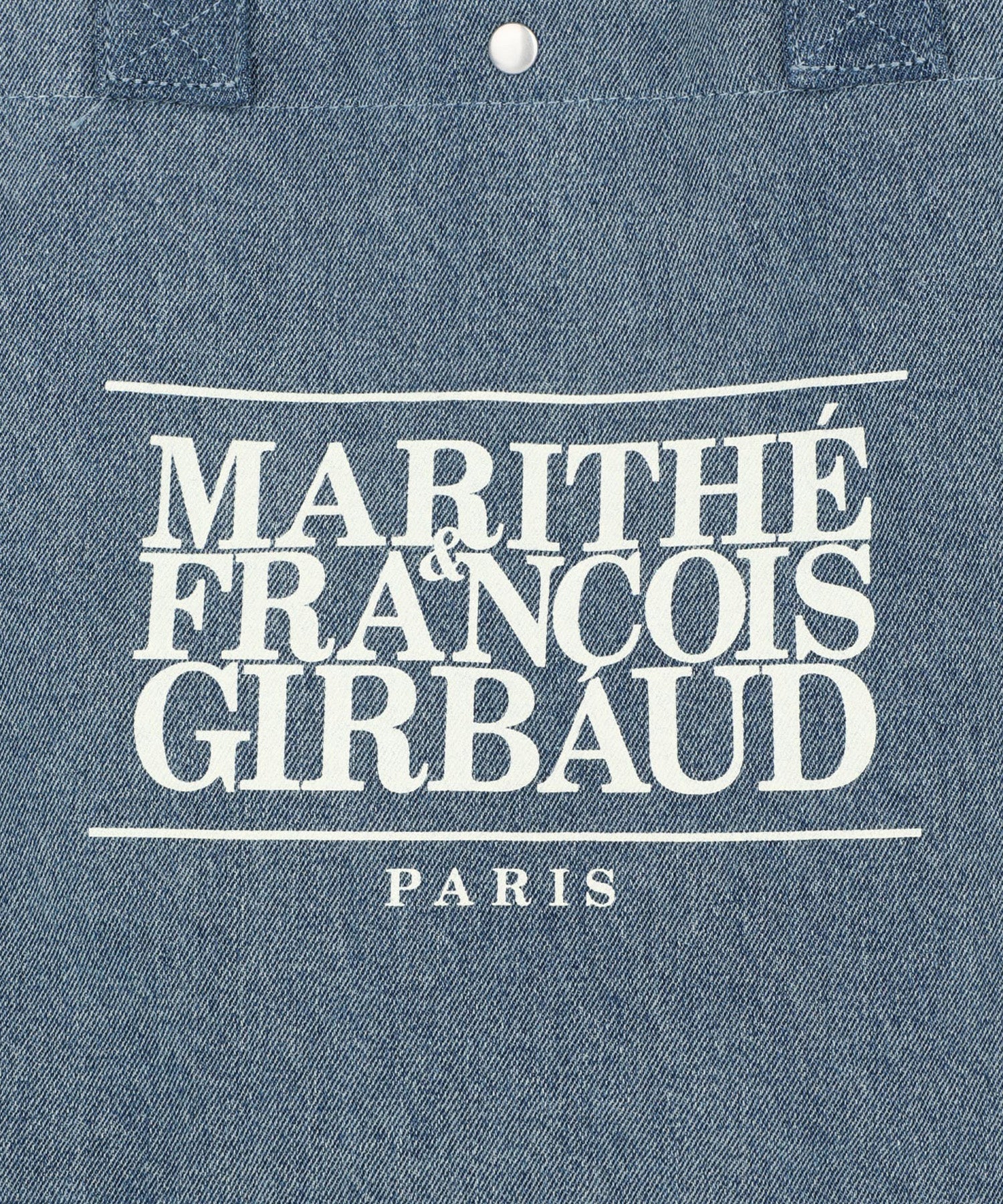 Marithe & Francois Girbaud - Classic Logo Big Shopper Bag (Light Blue) product image 4 | TRAB K-Fashion Australia