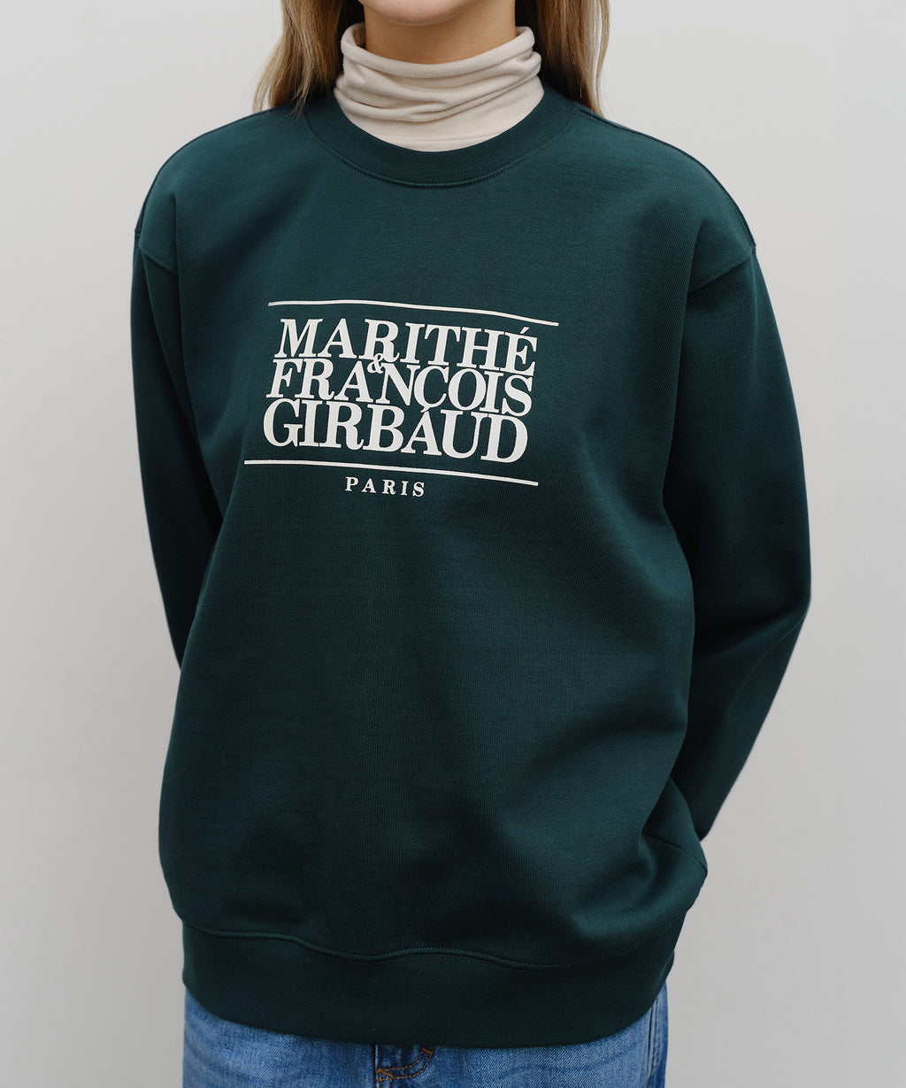 Marithe & Francois Girbaud - Classic Logo Sweatshirt (Dark Teal) product image 8 | TRAB K-Fashion Australia
