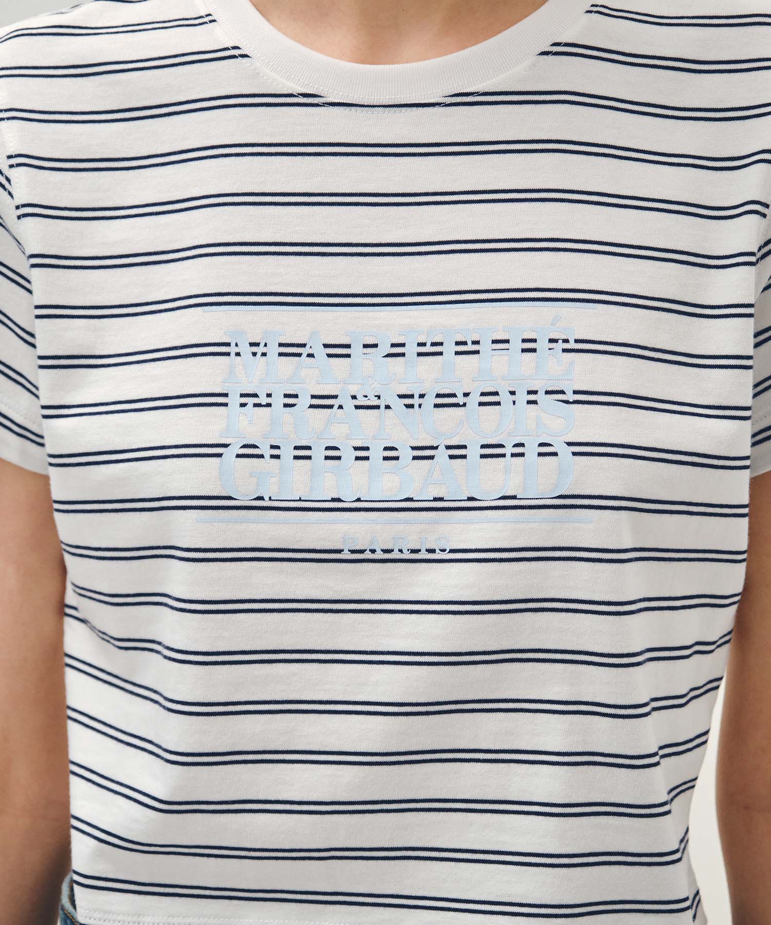 Marithe & Francois Girbaud - Classic Logo Crop Tee (Dark Navy) product image 4 | TRAB K-Fashion Australia