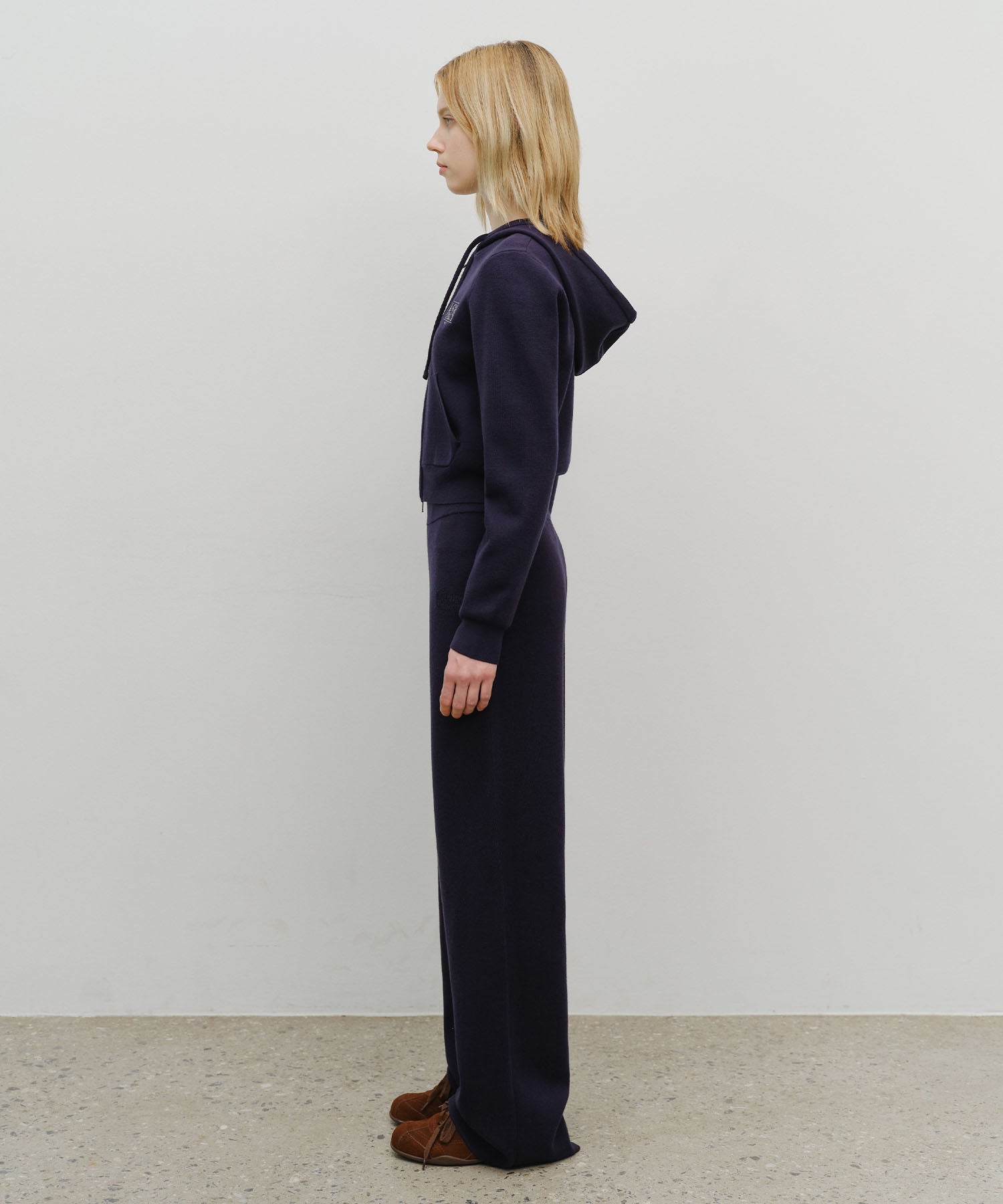 Marithe & Francois Girbaud - Classic Logo Knit Pants (Navy) product image 4 | TRAB K-Fashion Australia