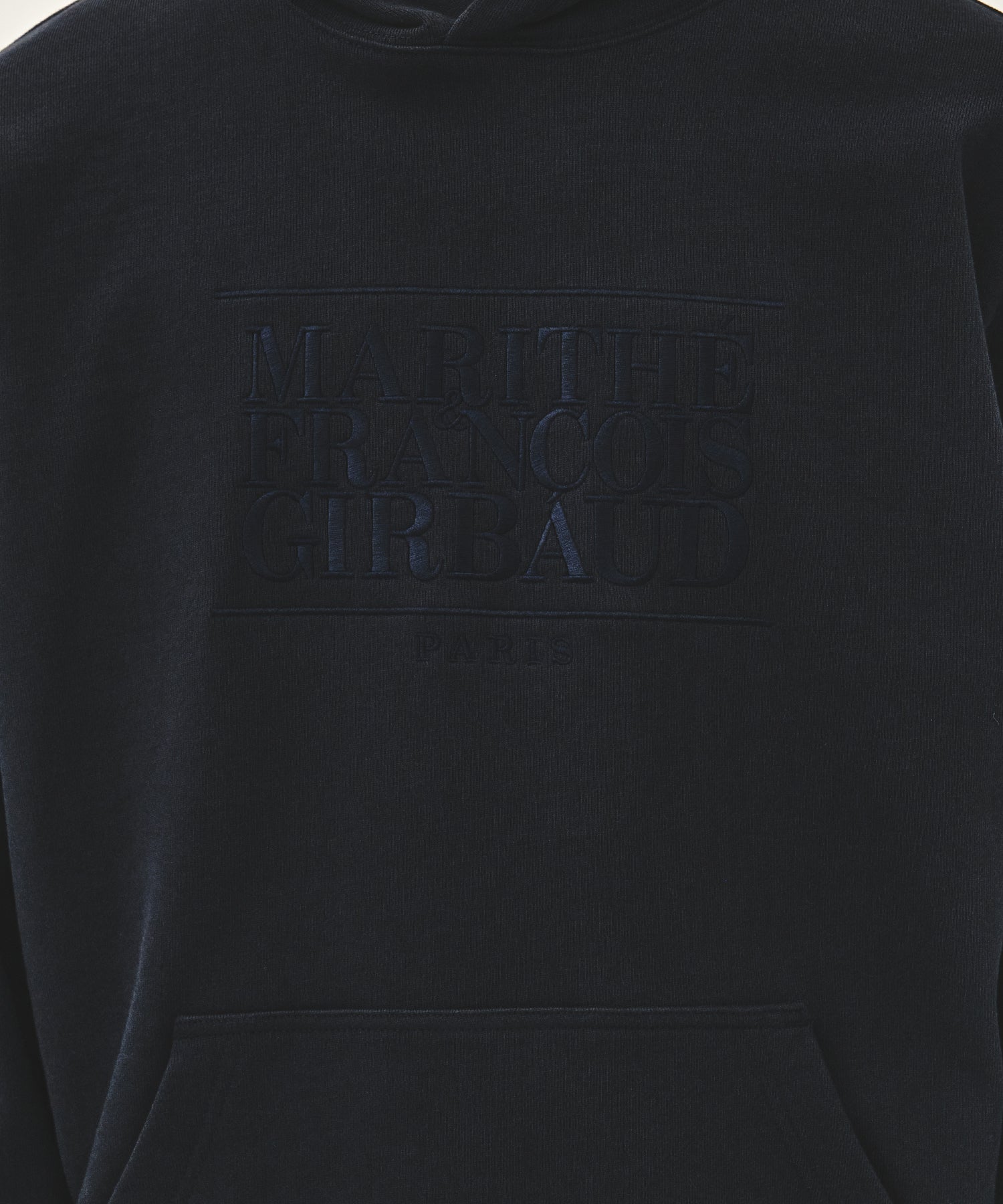 Marithe & Francois Girbaud - Classic Logo Embroidery Hoodie (Navy) product image 4 | TRAB K-Fashion Australia