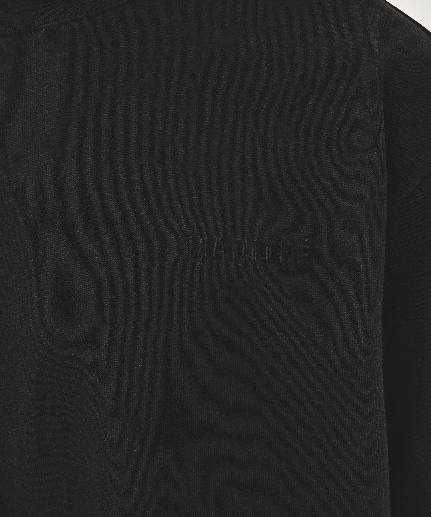 Marithe & Francois Girbaud - Embo Small Regular Logo Tee (Black) product image 4 | TRAB K-Fashion Australia