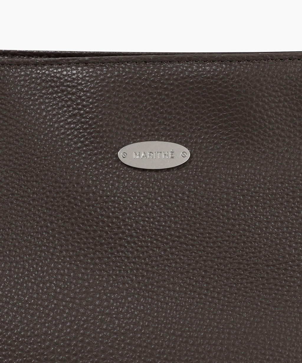 Marithe & Francois Girbaud - Regular Logo Bucket Bag (Brown) product image 4 | TRAB K-Fashion Australia
