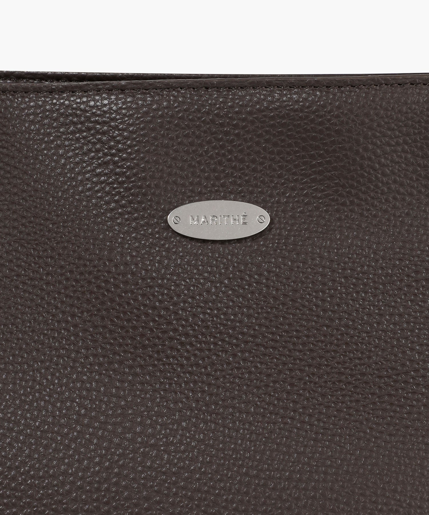 Marithe & Francois Girbaud - Regular Logo Bucket Bag (Brown) product image 4 | TRAB K-Fashion Australia