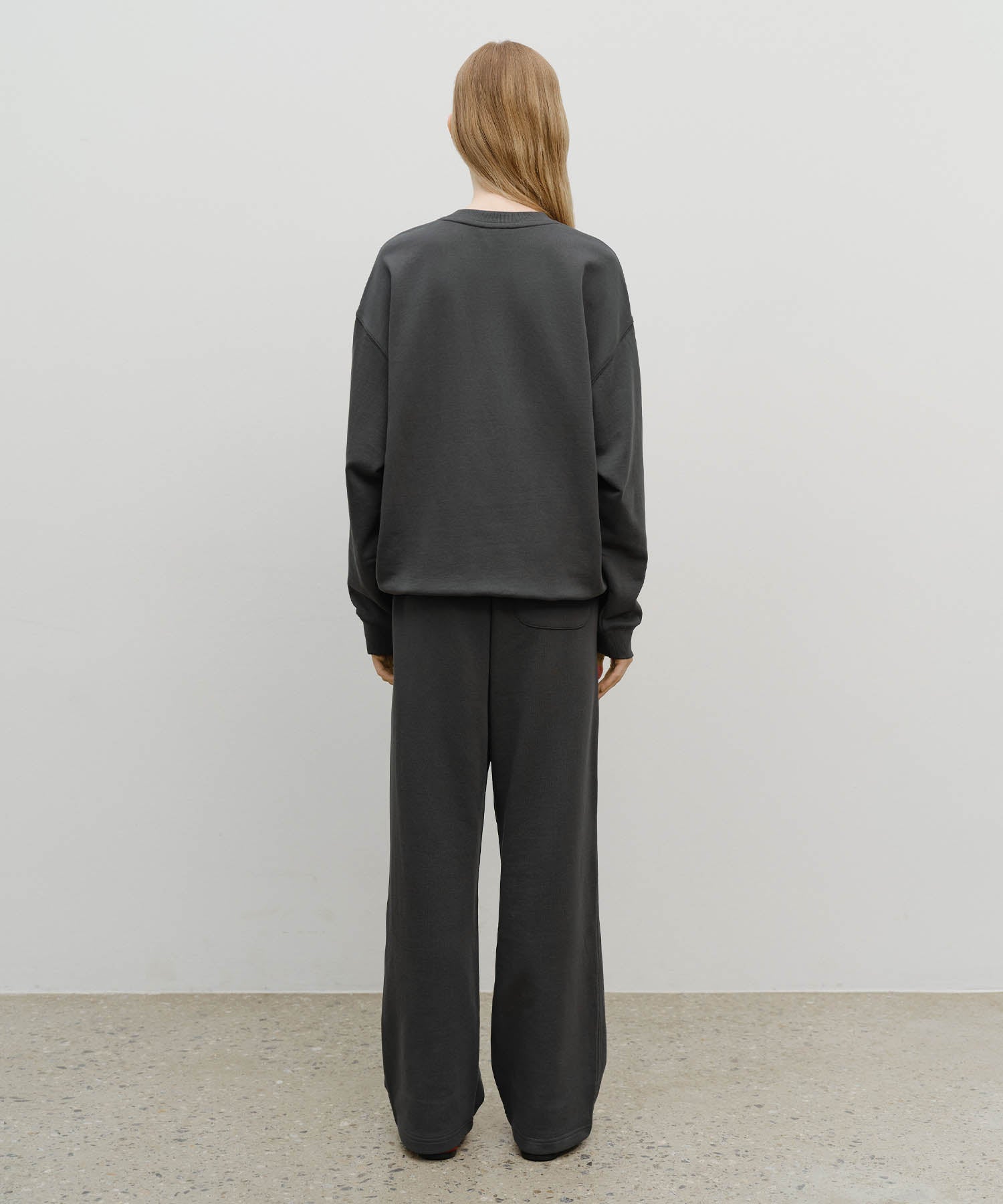 Marithe & Francois Girbaud - Marithe Logo Sweat Pants (Charcoal) product image 4 | TRAB K-Fashion Australia