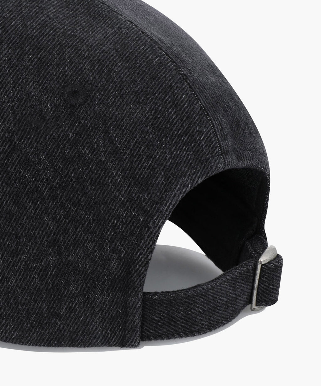 Marithe & Francois Girbaud - Denim Washing Regular Logo Ball Cap (Black) product image 4 | TRAB K-Fashion Australia